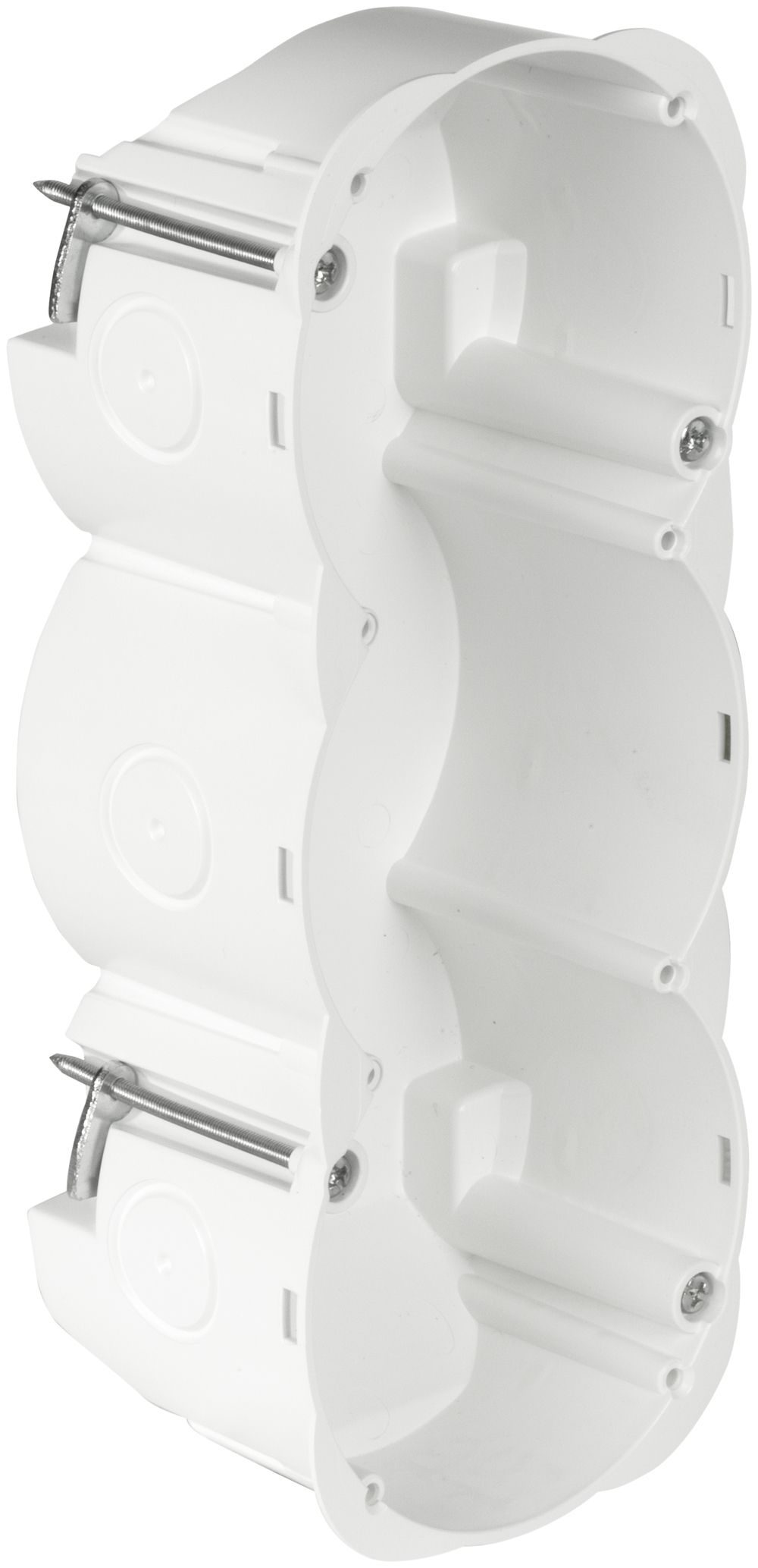 Hohlwanddose MT CRALLO-SPRINT 1×3, Tiefe 56mm, weiss