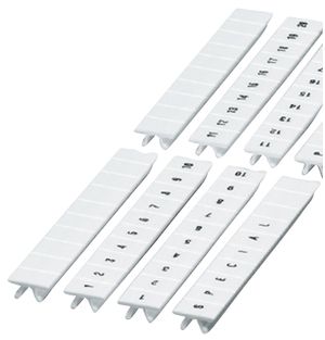 Ruban Zack ZB blanc vierge pour bornes l=5.2mm