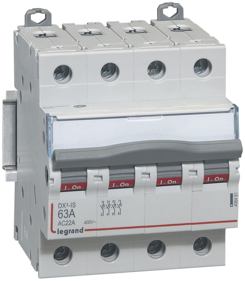 REG-Lasttrennschalter Legrand DX3-IS, 4P 100A