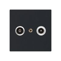 Antennendose kallysto R/TV Bauart A 11dB 2GHz schwarz