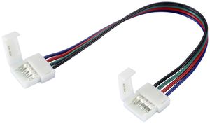 Connettore START FLEX RGB 4-poli, cavo 200mm, IP20, 10pezz.