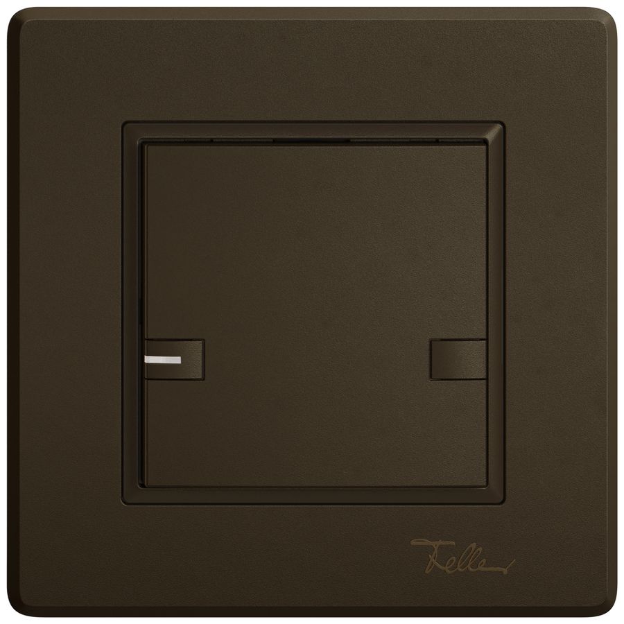 UP-Universaltaster EDIZIO.liv UNI SNAPFIX® 12…48V m.LED blau 1× 2-Tbed.br