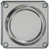 Obturateur ENC ELEMENT SNAPFIX® 87×87×13mm alu