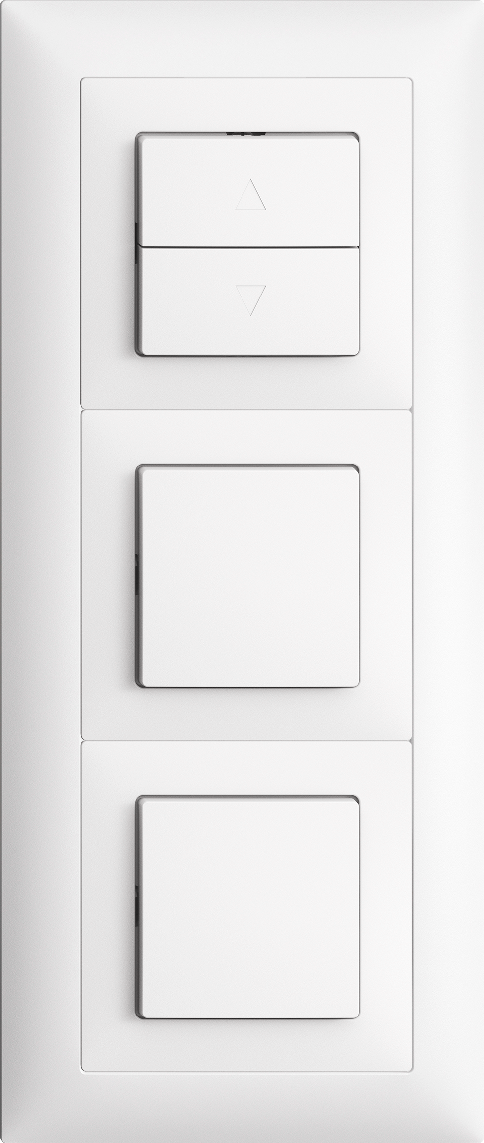 UP-Kombination EDUE 3×1, Storen 1K + Schalter+ Schalter ws