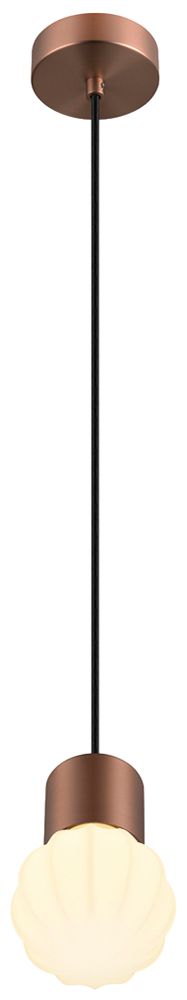 Pendelleuchte SLV VARYT E14 1×6W DIM Ø76×80mm Kupfer