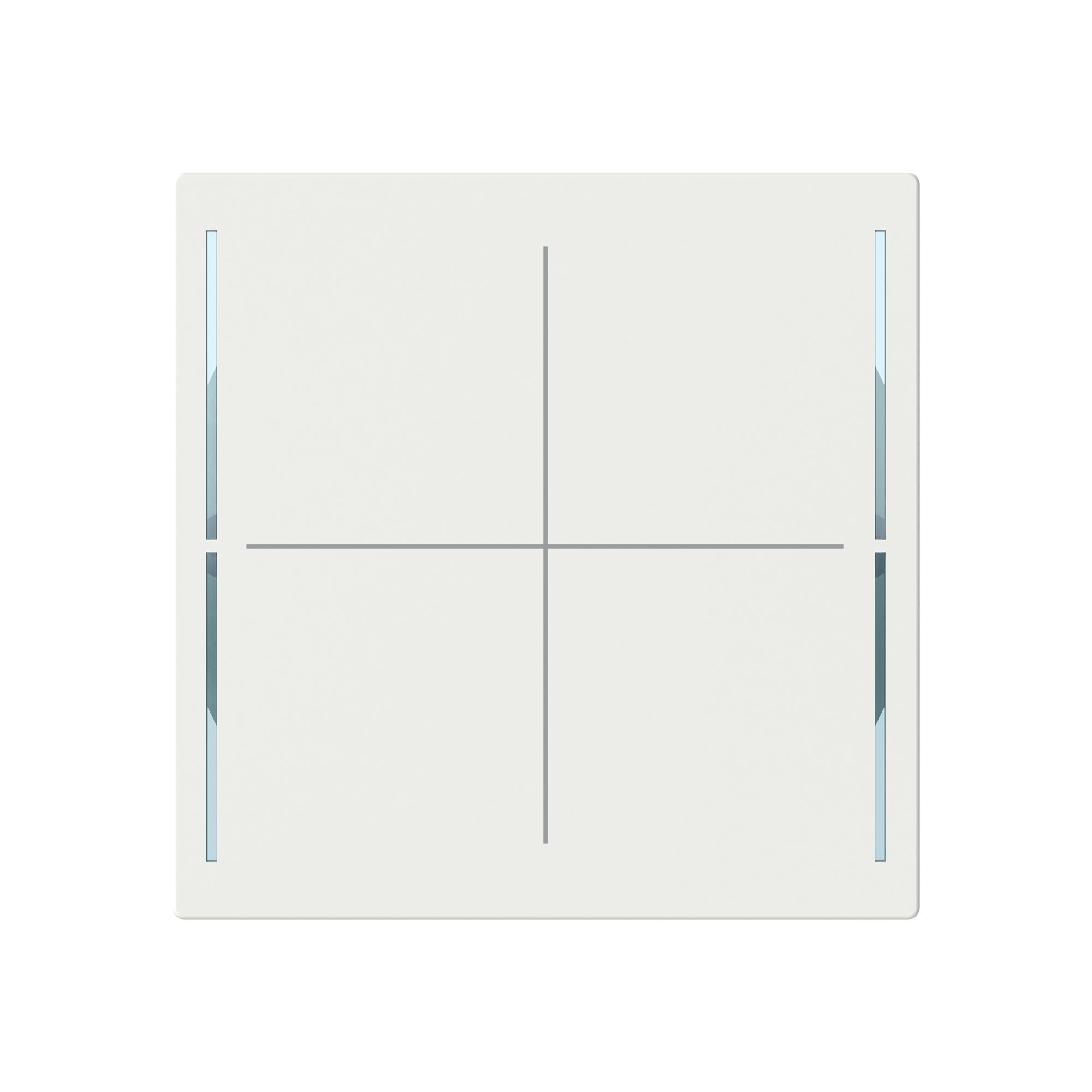 Bedienelement ABB SIDUS touch E KNX mit BCU 1…4-fach weiss