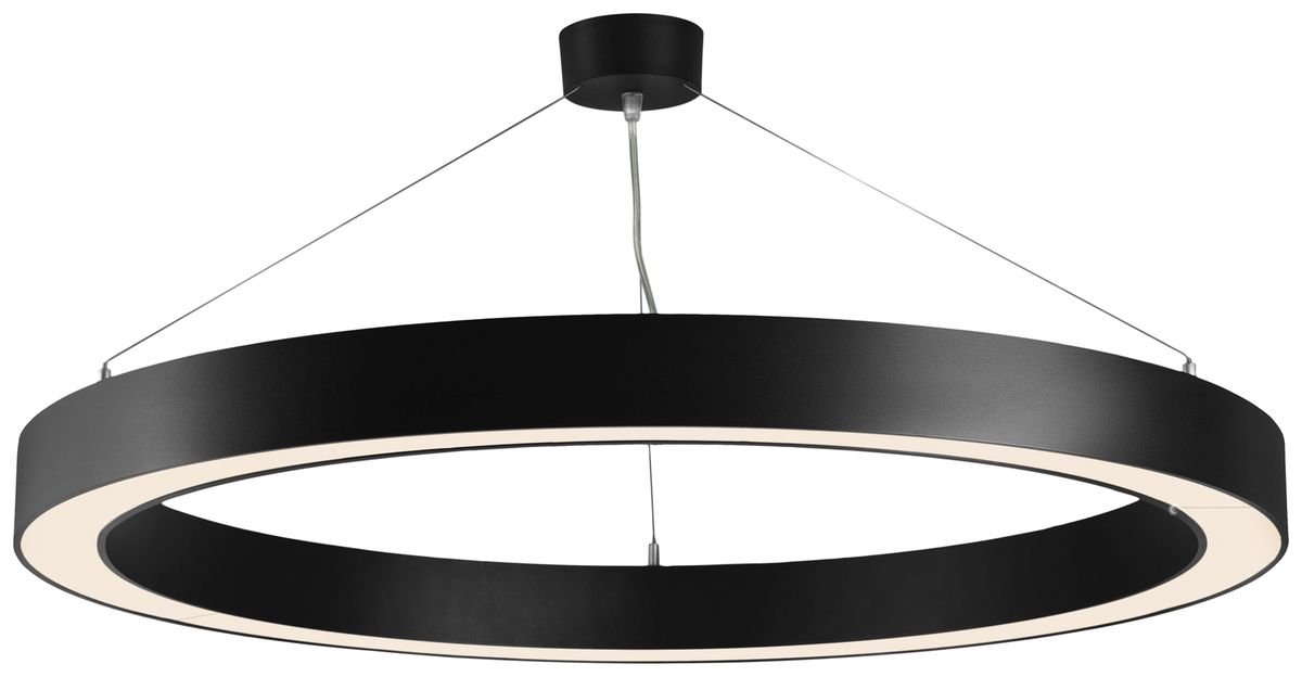 LED-Pendelleuchte Sylvania Nilo 53W 5980lm 840 DALI Ø800mm schwarz