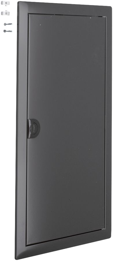 Cadre avec porte Hager volta 3-rangées 348×630×9mm IP00 anthracite