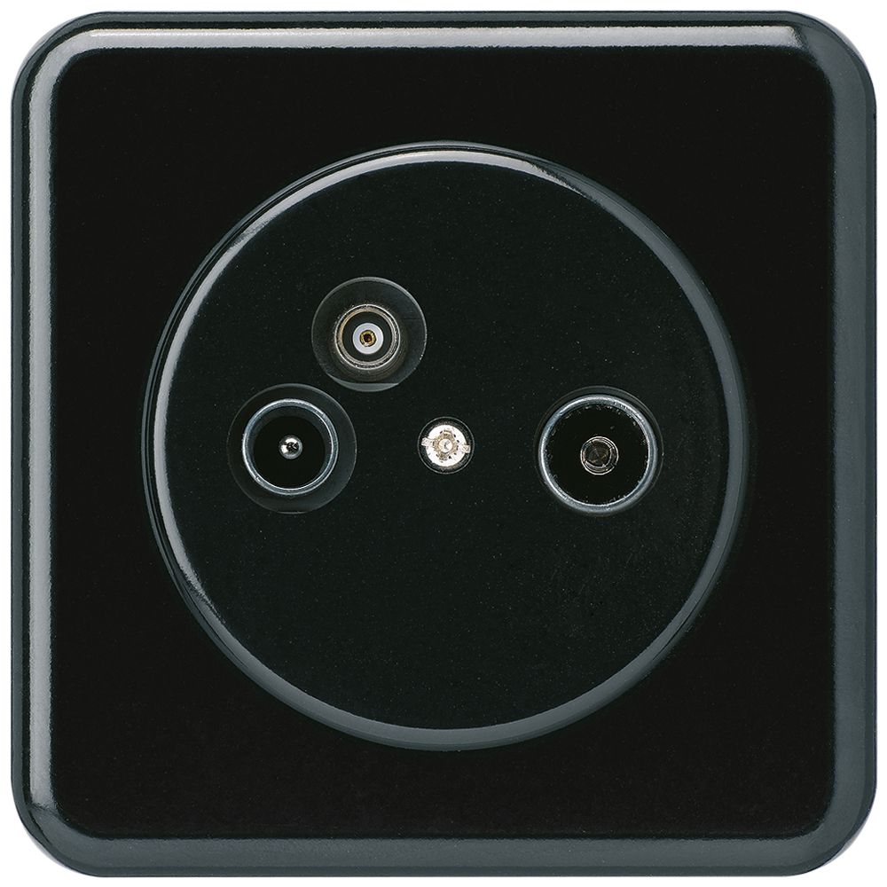 UP-Antennendose TV-R-Daten basico C 2GHz 10.5db schwarz