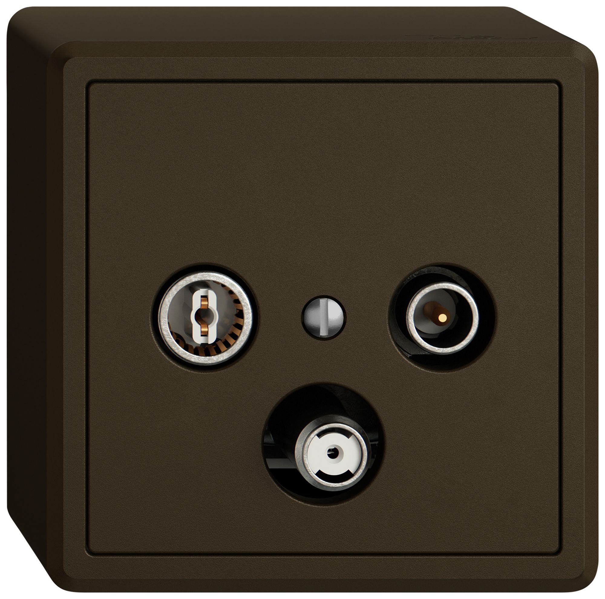 AP-Antennendose TV-R-SAT EDIZIO.liv SNAPFIX® DB52 Stichdose br