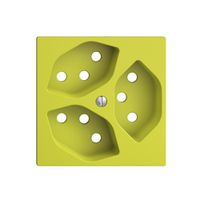 Frontplatte EDIZIOdue 3×T13 lemon