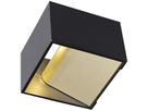 Lampada a muro LED SLV LOGS IN, 12W 230V 2000…3000K 290lm IP20 nero/ottone