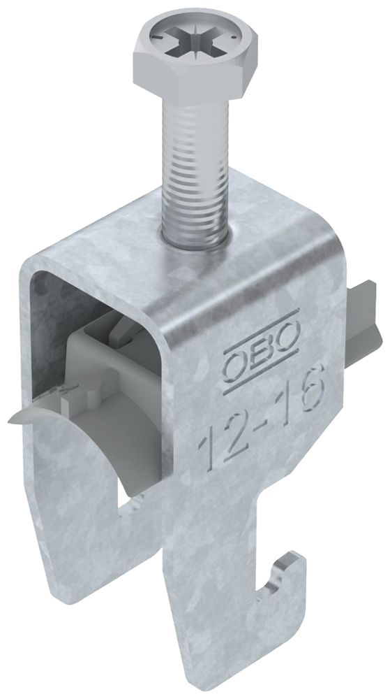 Fixation rapide BET 2056 pied à U mat.synthétique 12…16mm 1×câble acier Zn-ch-im