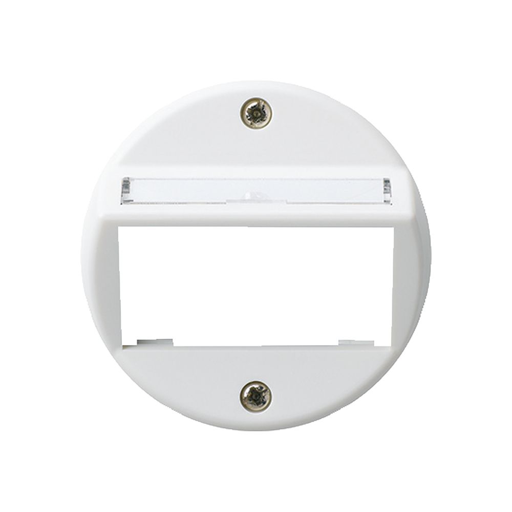 Montageset für 1 M3 Multimedia-Modul basico weiss