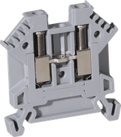 Morsetto di passaggio componibile WZ 0.5…2.5mm² 24A 1000V vite 2×1 DIN 35mm gr