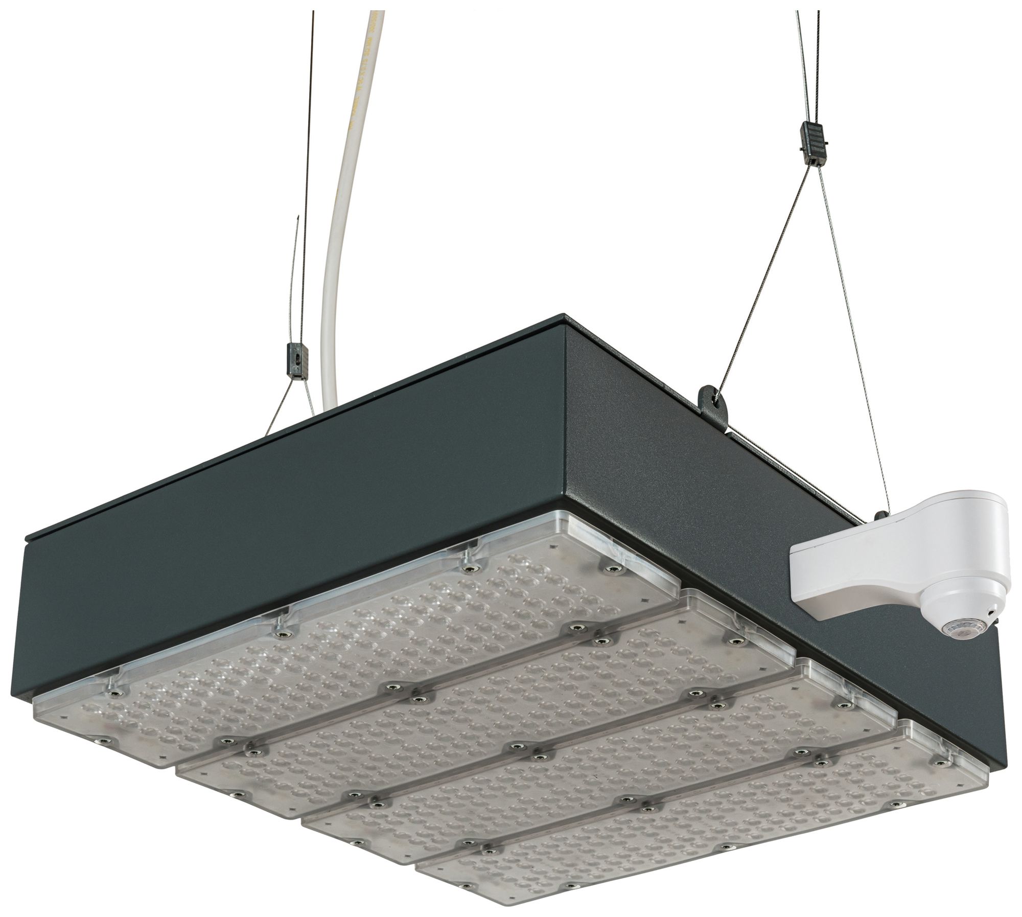 LED-Hallenstrahler Sylvania KubiXx AISLE PIR 110W 19700lm 840 IP65 DIM 412×370