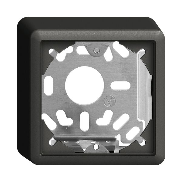 Capot avec plaque de base 39mm EDIZIOdue universel noir