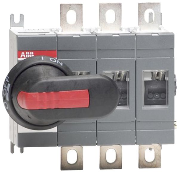 Interrupteur de charge ABB 160A/400V 3L, avec poignée&axe