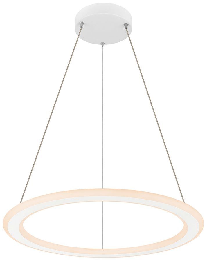 LED-Pendelleuchte SLV ONE FLAT 23W 1900lm 927/930 DIM Ø600 weiss