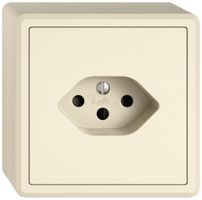 Presa AP EDIZIO.liv SNAPFIX® 1×T13 con shutter cr