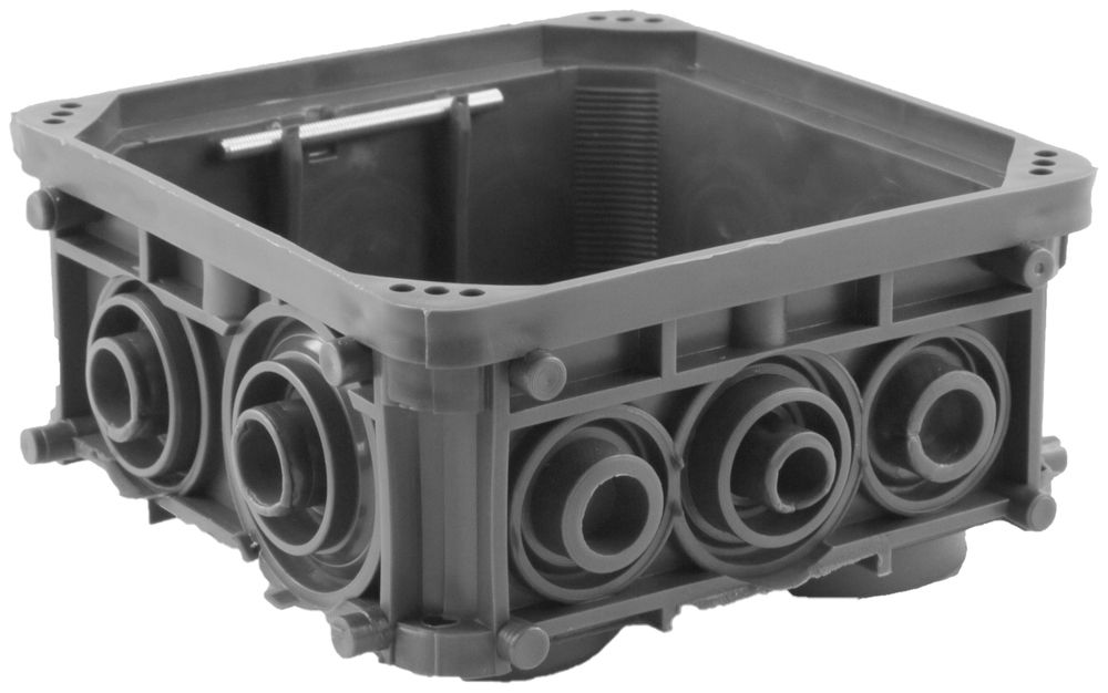 Boîte de dérivation Ammer sans couvercle entrées 2×M16 8×M20 6×M25 3×M32