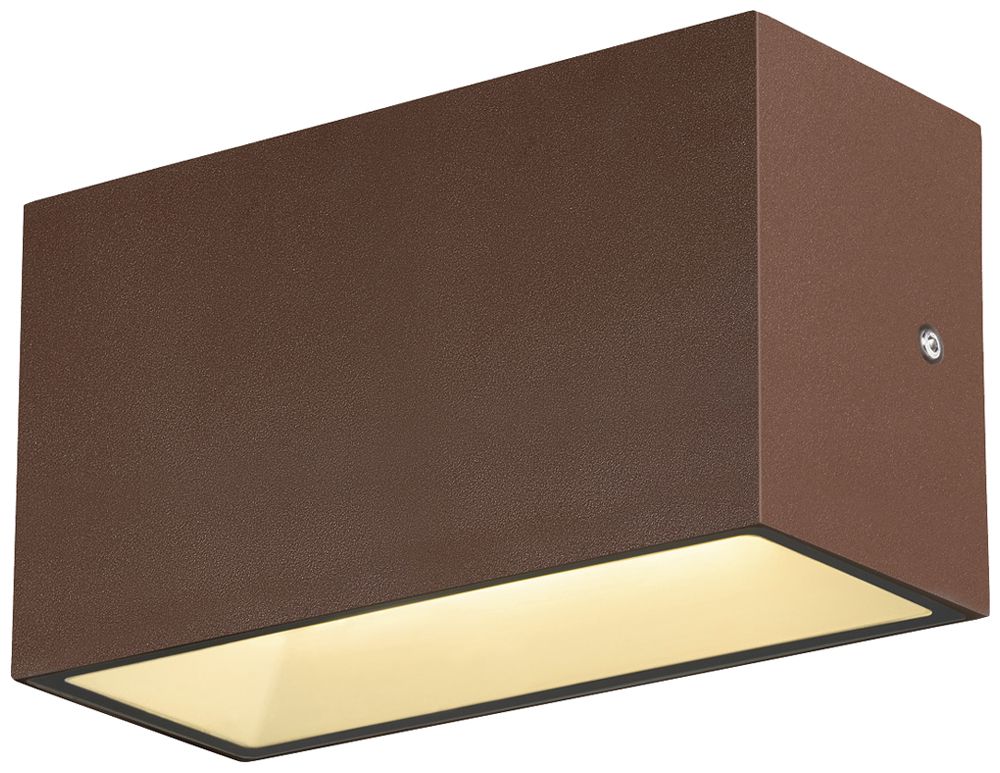 Applique LED SLV SITRA M UP/DOWN 14W 1600lm 3000/4000K 95° IP65 rouille