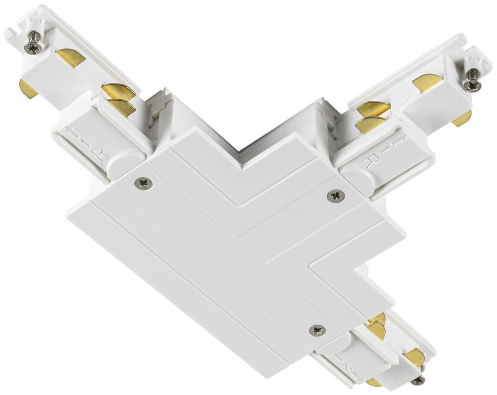 T-Verbinder SLV S-TRACK DALI 5-polig Erdung aussen rechts weiss