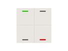 EB-Taster KNX RGBW MDT BE-TAL60T411.01 4T/4B Temp.weiss matt "neutral"