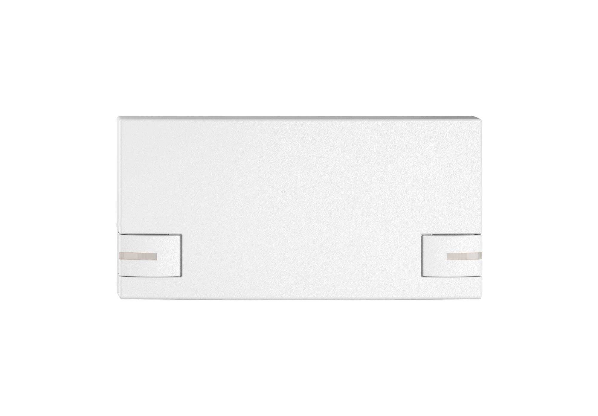 Poussoir 1/2 EDIZIO.liv SNAPFIX® p.KNX&UNI a.LED comm.à 2 touches bc