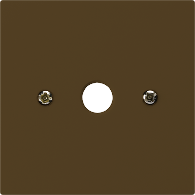 Boîte de raccordement ENC kallysto brun Ø9mm sans bornier