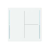 Tasterabdeckung ABB SIDUS touch 3-fach weiss