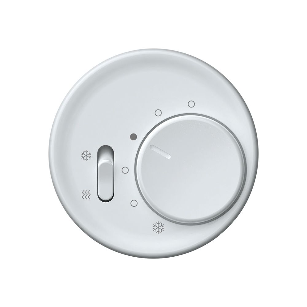 Termostato ambiente origin interr.caldo/freddo 230VAC 5…30°C 10A bianco