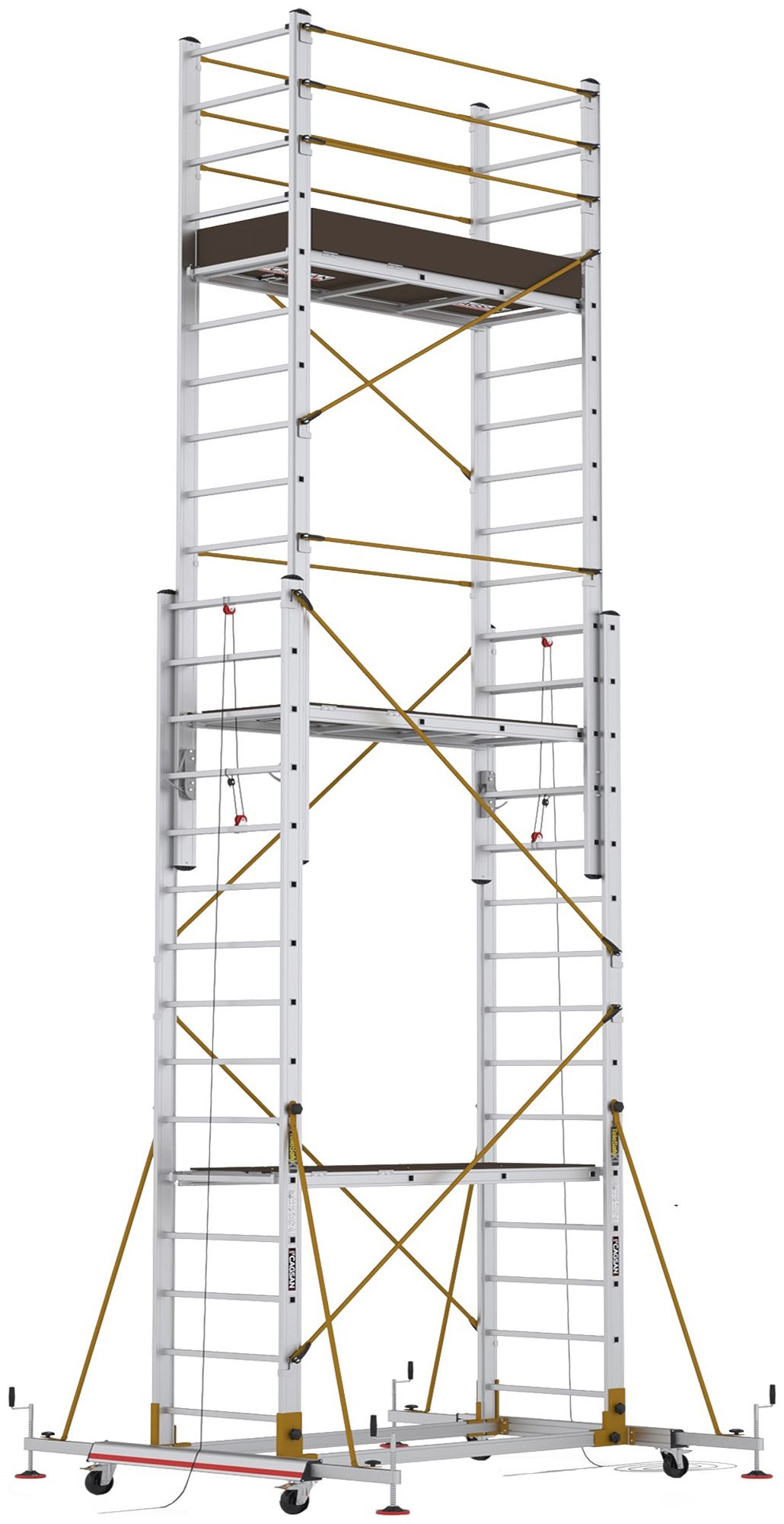 Teleskopgerüst Plica Telesafe XLN S006 4.42…6.22m alu