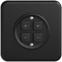 UP-Abdeckset zu Dimmer 2K/4T Sdue Wiser schwarz