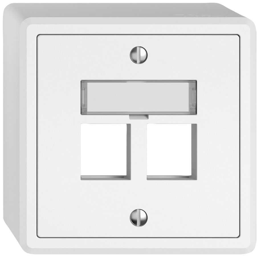 AP-Montageset EDIZIO.liv Keystone SNAPFIX® gerade 2× ws