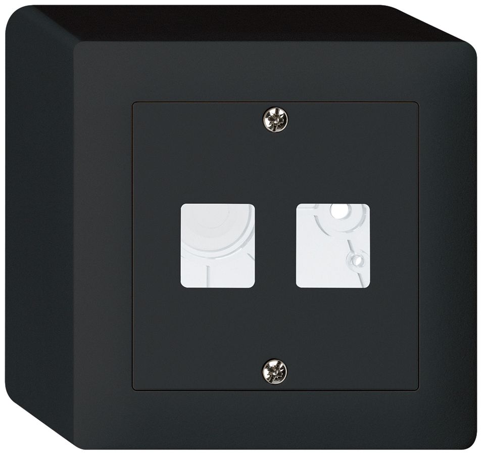 Kit frontale AP kallysto Q per 2 moduli nero