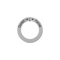 Kennscheibe Ouvert->I<-Fermé Al AG SS, GUP SS