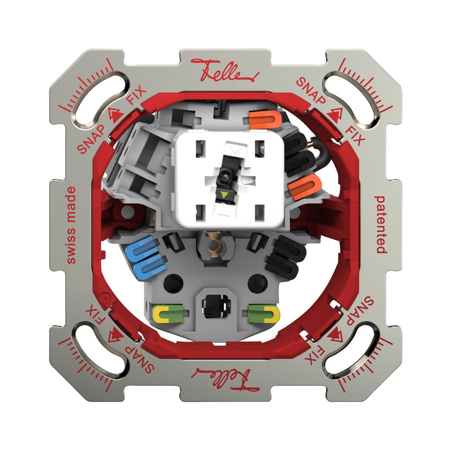 Combinazione INC Feller SNAPFIX® S3K+T13 lat.gi