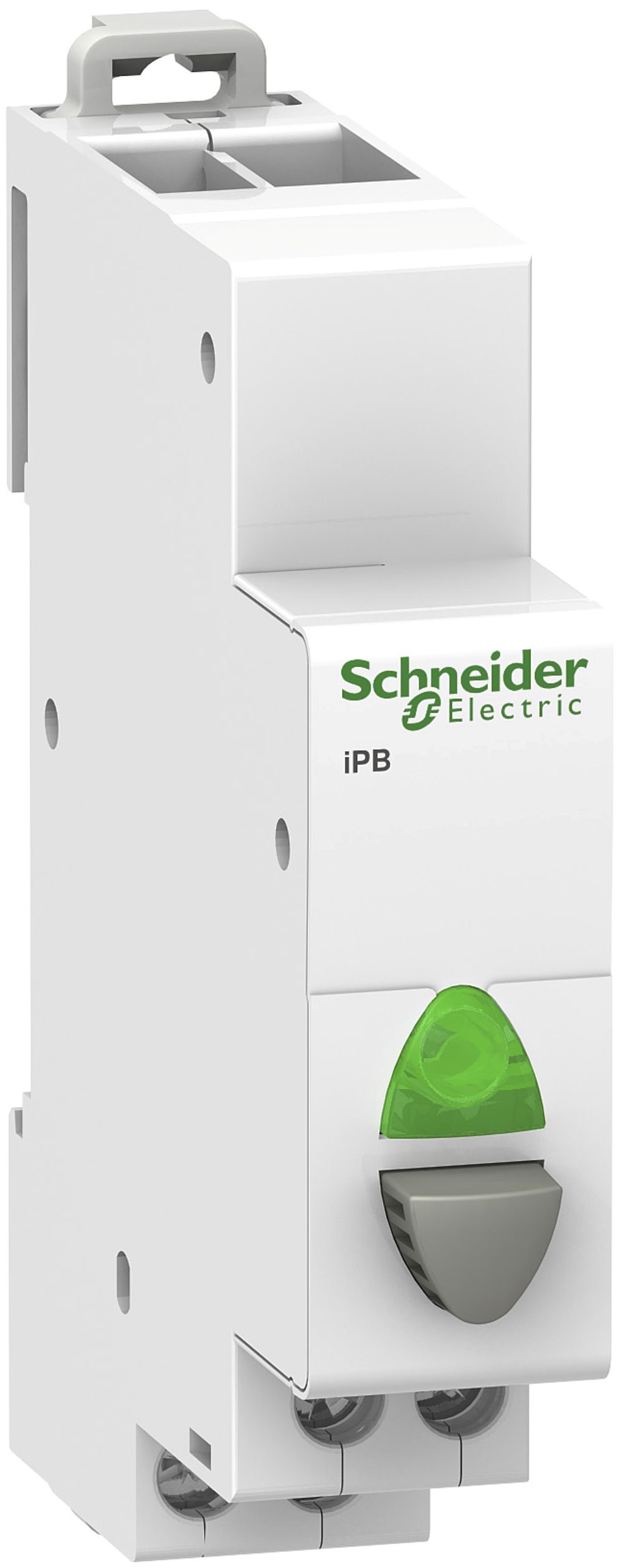 Pulsante+Lampada spia INS Schneider Electric 12…48VAC verde