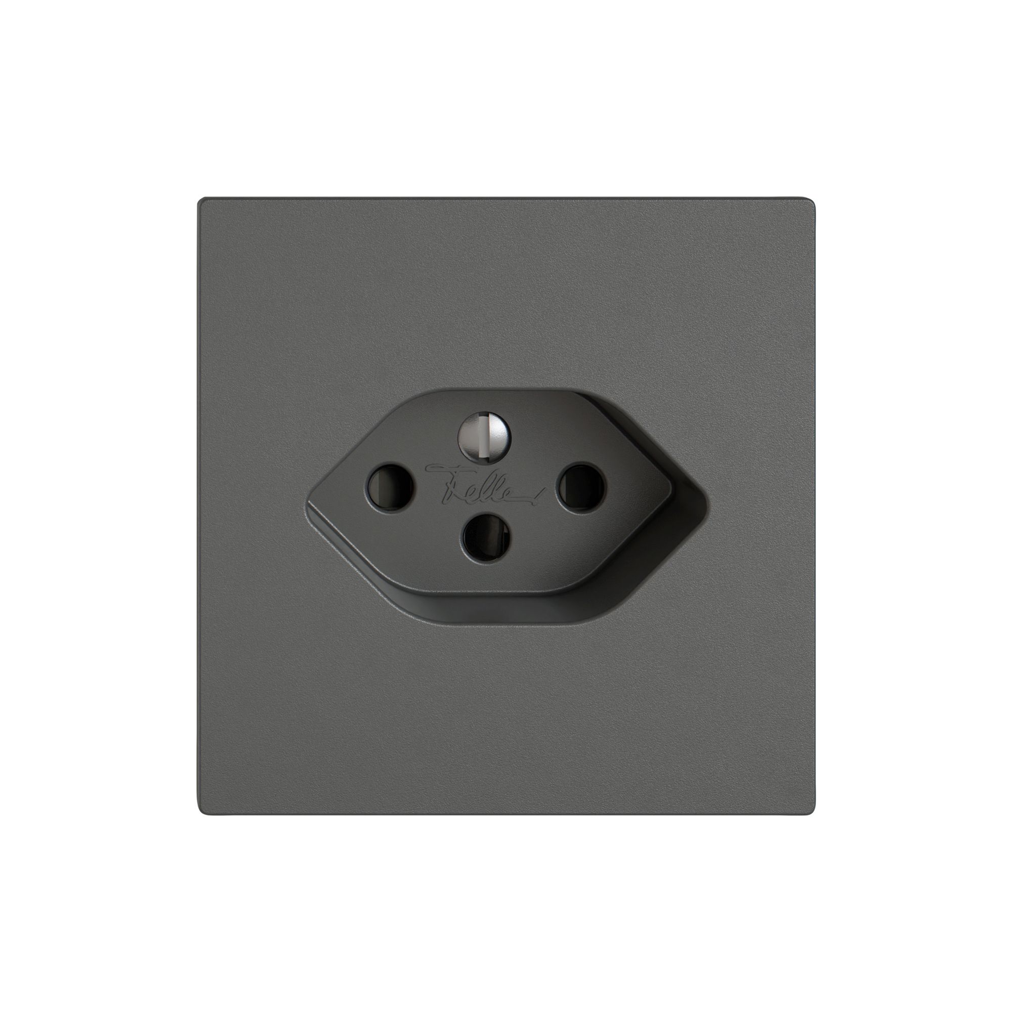 Steckdose EDIZIO.liv SNAPFIX® 1×T13 mit Shutter dgu