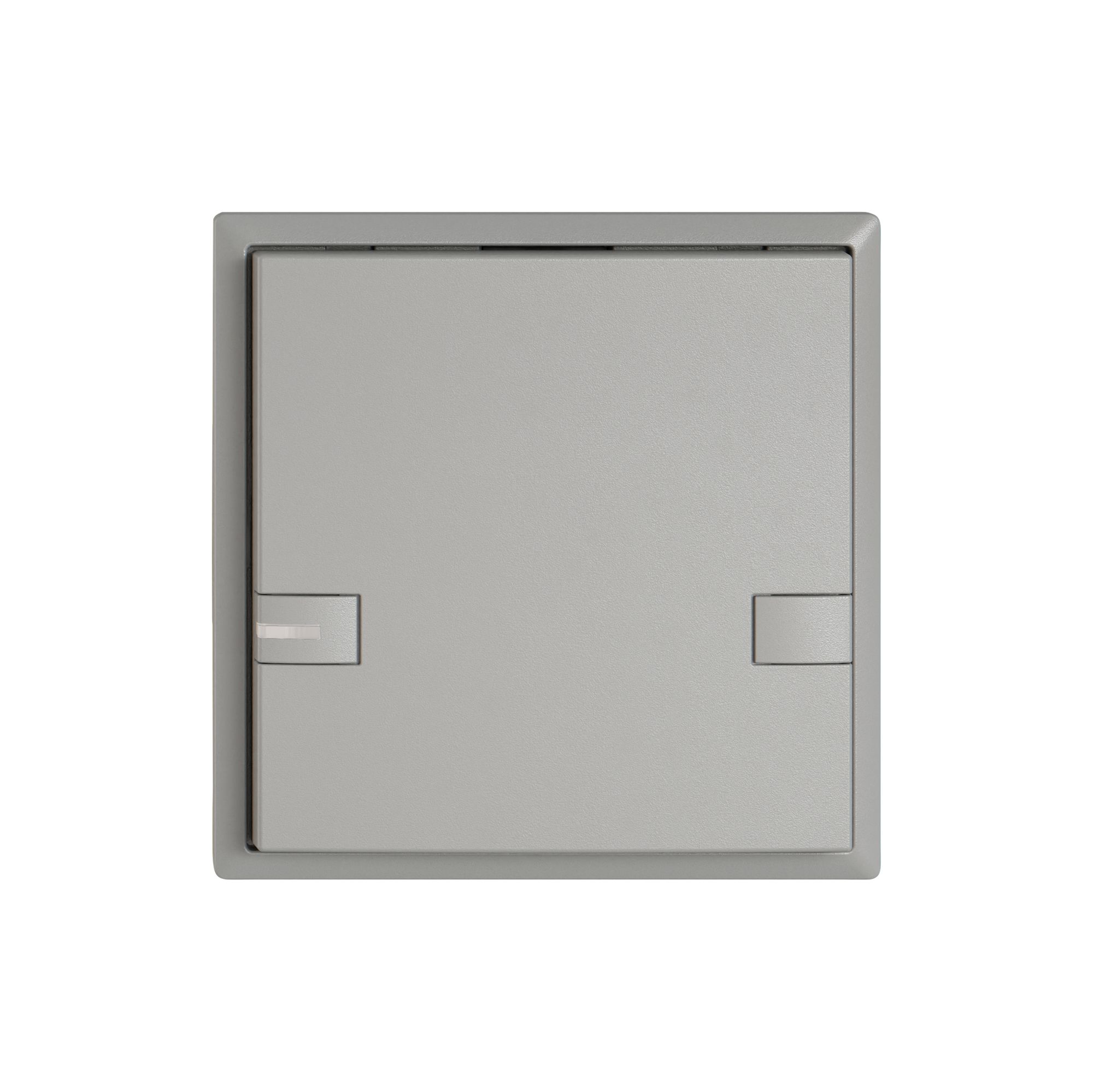 Pulsante universale EDIZIO.liv UNI SNAPFIX® 12…48V c.LED blu 1× com.2T grc