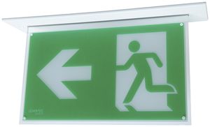 LED-Notleuchte Lumatec A27 L6RW3-TA-EB, Einzelbatterie 3h, Beton