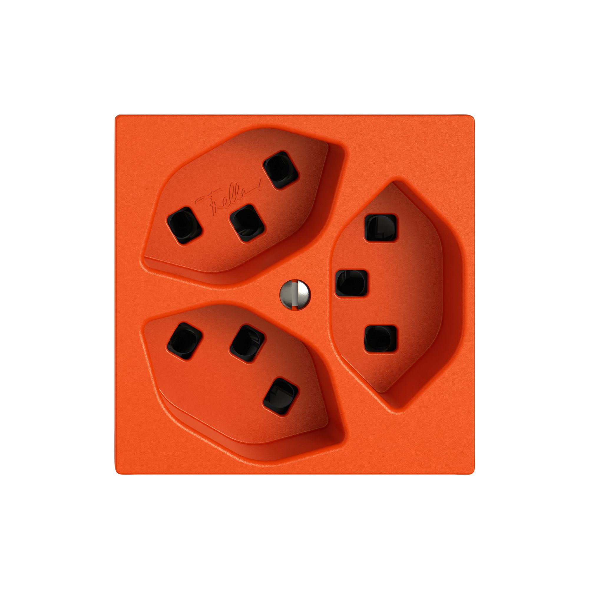 Steckdose EDIZIO.liv SNAPFIX® 3×T23 or