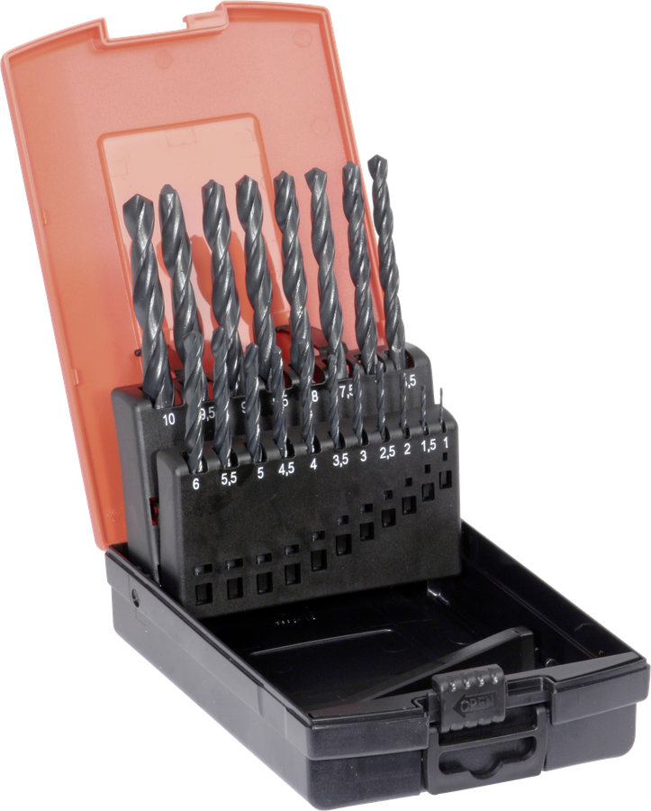 Spiralbohrersatz HSS 19-teilig