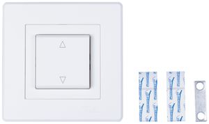 AP-Wandsender Omnio Einertaste mit Beschriftung Pfeil 4 Kanäle ws