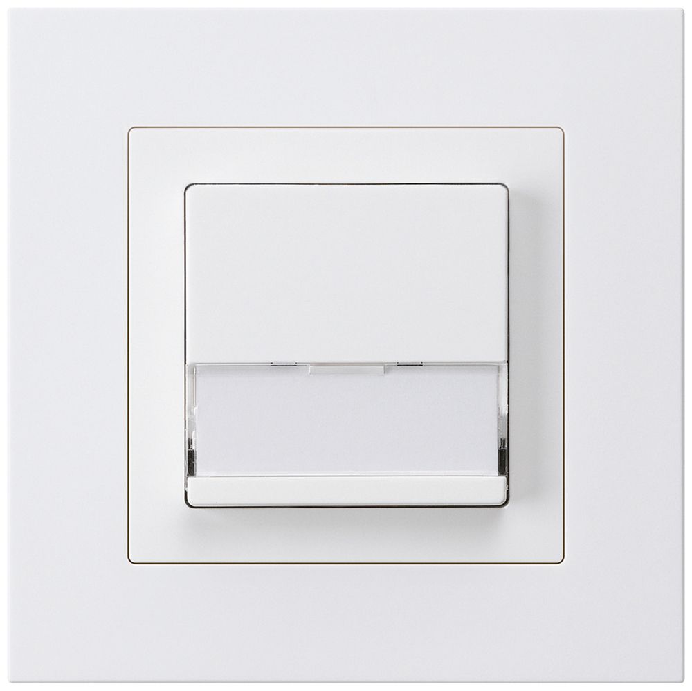 Poussoir de sonnerie ENC avec porte-étiquette A/1L kallysto.pro blanc