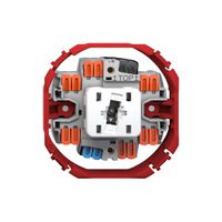 Leuchtdruckschalter Feller SNAPFIX® 6/1L Seitenlinse KS weiss