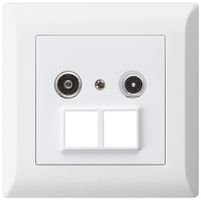 Prise multimédia ENC kallysto.line R/TV 14dB 2GHz blanc