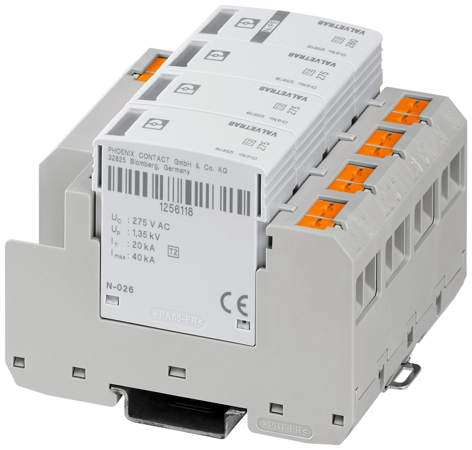 Protettore di sovratensioni PX VAL-MS 230/3+1-PT tipo 2 3+N/PE