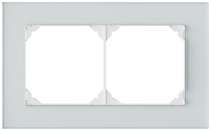 UP-Kopfzeile EDIZIO.liv prestige SNAPFIX® 1×2 94×154mm spiegel satin